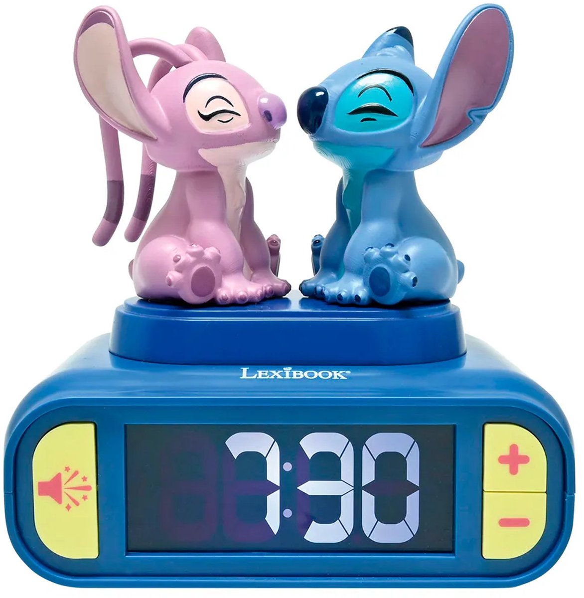 Stitch & Angel Nachtlampje Wekker met geluiden