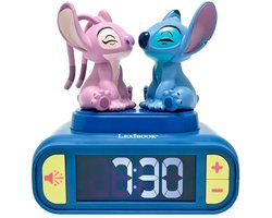 Stitch & Angel Nachtlampje Wekker met geluiden