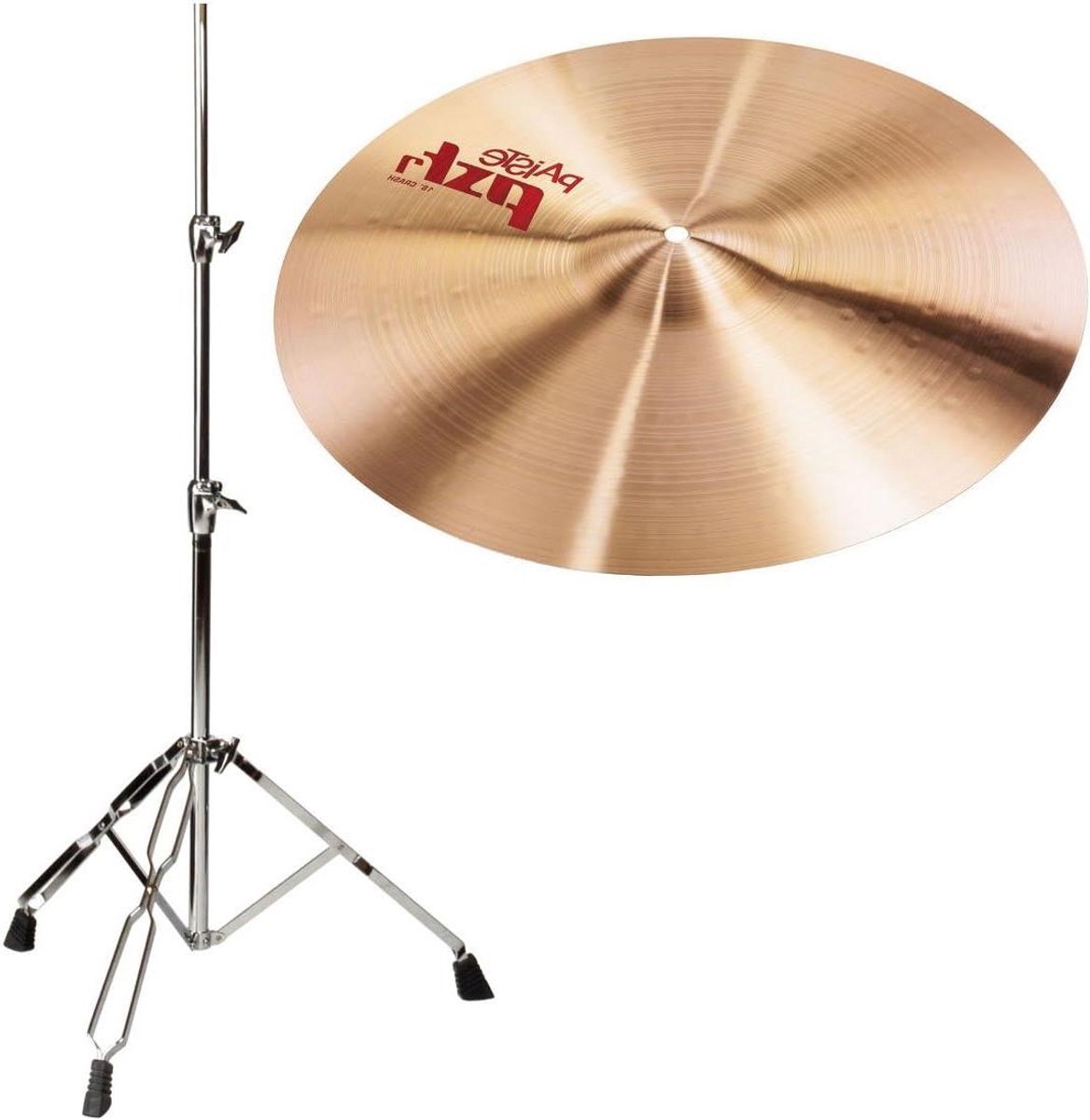 Crash Bekken Set - Drum Accessoires - Muziek Maken - CuSn8 Brons Legering - 18 Inch - Brons