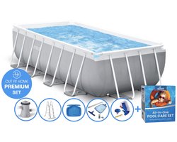 400 x 200 x 100 cm Intex Prism Frame PREMIUM zwembad set – rechthoek