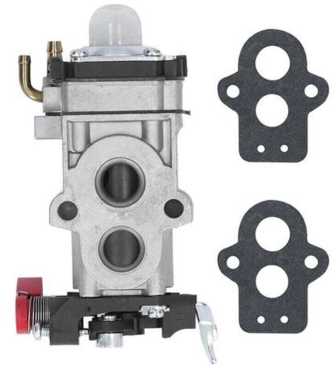 Geschikt geschikt voor Kawasaki TJ45E, TJ45, TJ045E, KBH45A, XU, KBL45A, KBH45B, KBL45B 2-takt bosmaaiercarburateurs, onderdeelnummer 15004-0708.