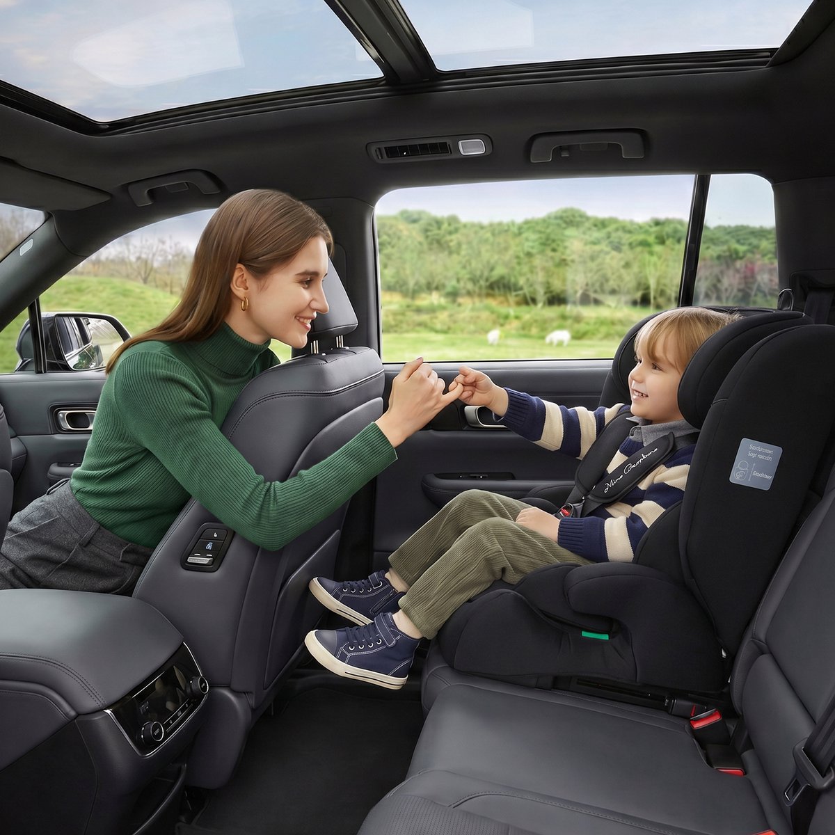 Mino Bambino i-Size Autostoel - Isofix - Zwart thumbnail 6