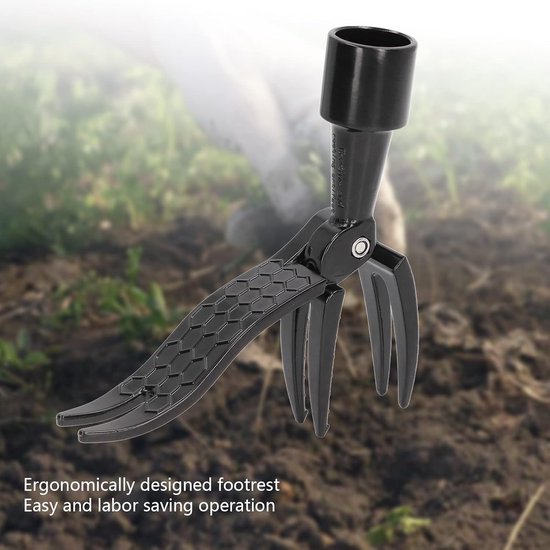Allecto - Stand Up Weed Puller - Onkruidplukker - Draagbaar en lichtgewicht - Aluminium - 4-claw onkruidverwijderaar - Geschikt voor tuin en balkon... van Merkloos	 — afbeelding 5