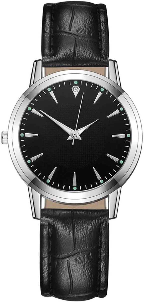 Herenhorloge Luxe Horloge - Quartz Polshorloge - Dagelijks Gebruik - Roestvrij Staal Wijzerplaat - Armband - Zilverkleurig