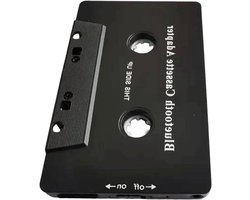 Bluetooth Cassette Adapter - Cassette naar Bluetooth - Muziek Streamen Auto - Plug en Play - 10.2 cm - Zwart