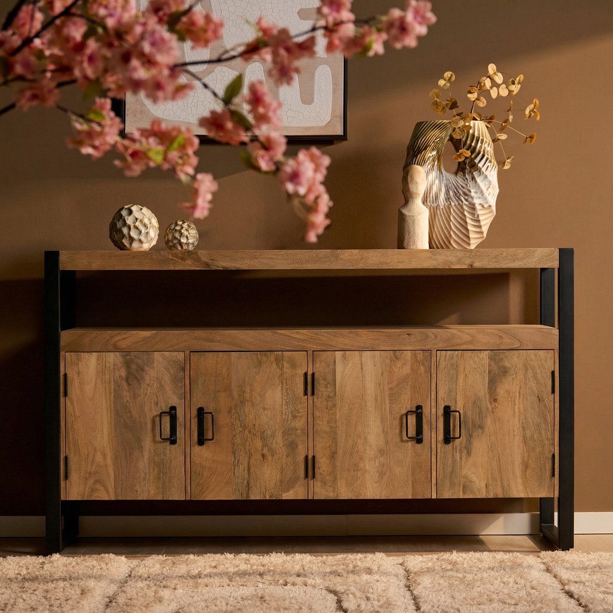 Starfurn Dressoir Britt - Bruin - 45x175x90 cm