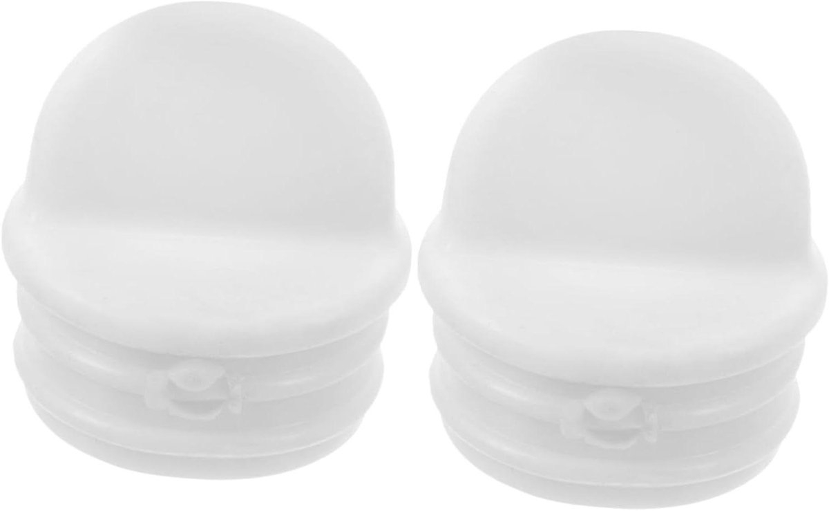 Dweil Emmer Stoppers - Rubber Pluggen - Voorkom Lekken - Eenvoudig te Installeren - 27mm - Wit