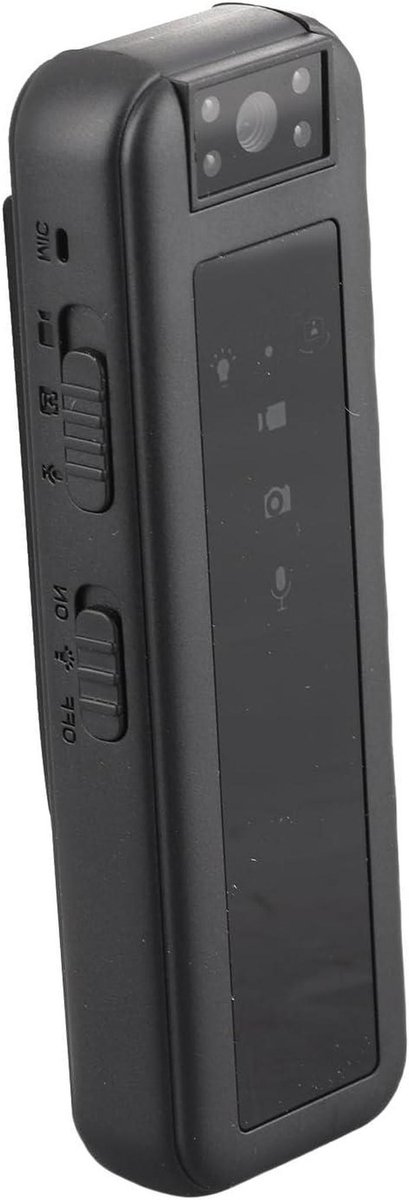 Mini Bodycamera - Draagbare Recorder - Veilige Opnames - Infrarood Nachtzicht - 5 Uur Opname - Zwart