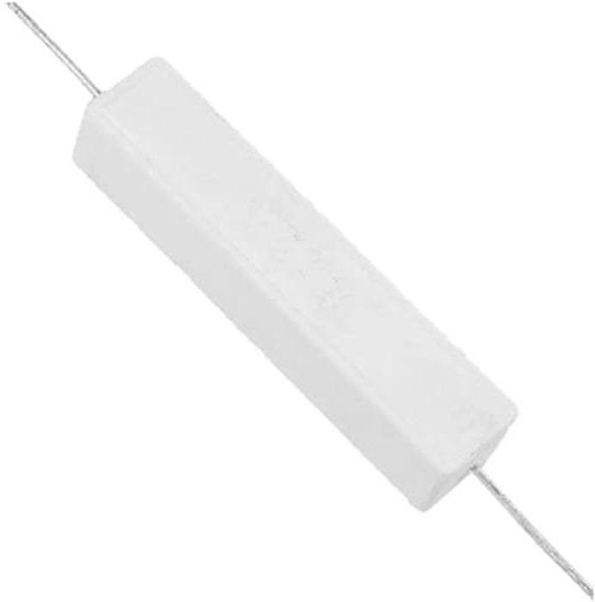 Keramische Weerstand - Draadgewonden Weerstand Cement - Elektronica Reparatie - Hoge Vermogensweerstand - 10 W 68 ohm - Wit