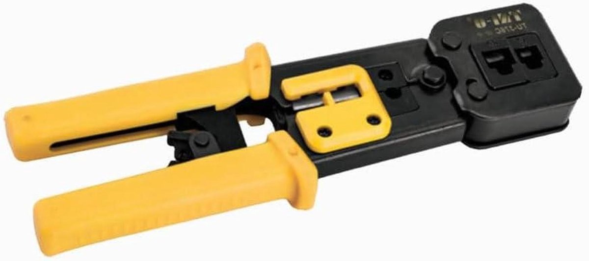 Netwerkkrimptang - Krimptang RJ45 - Netwerkbekabeling - Doorlopende Gaten - 400 g - null