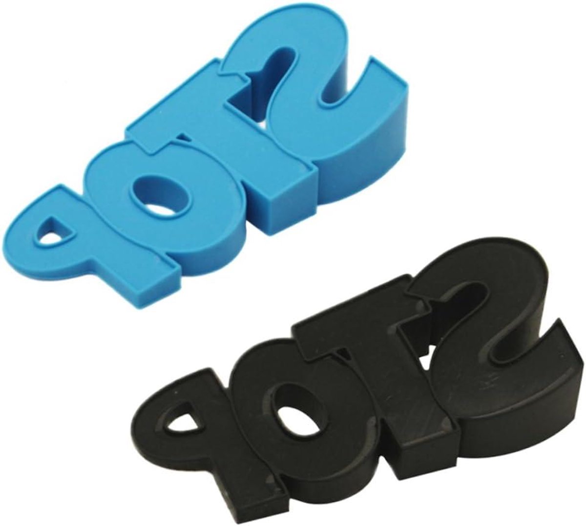 Siliconen Deurstopper - Deurstop Mat Zwart - Muur Beschermen - Zuigontwerp - 12x5cm - Mat Zwart