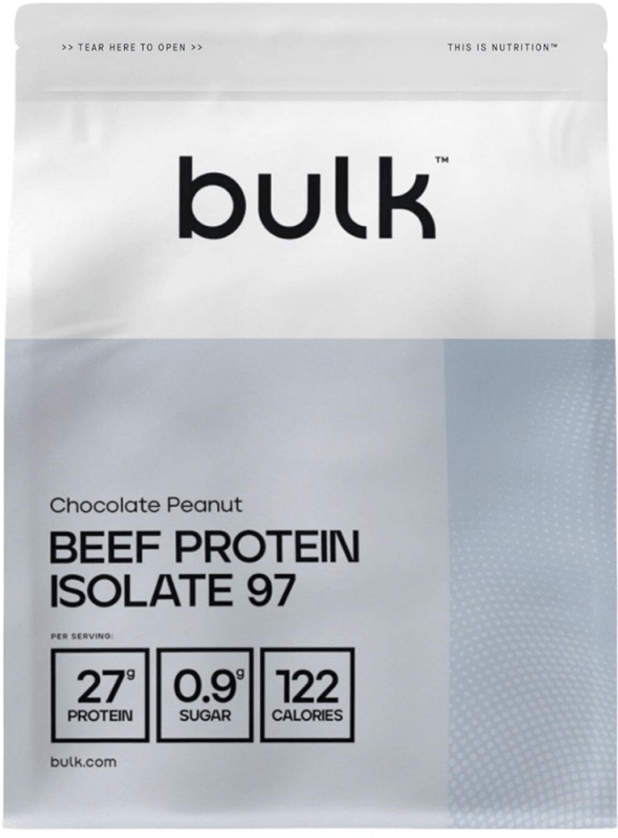 Bulk Beef Protein Isolate 97 (1000g) Chocolate Peanut - Eiwitten - Rund-eiwit