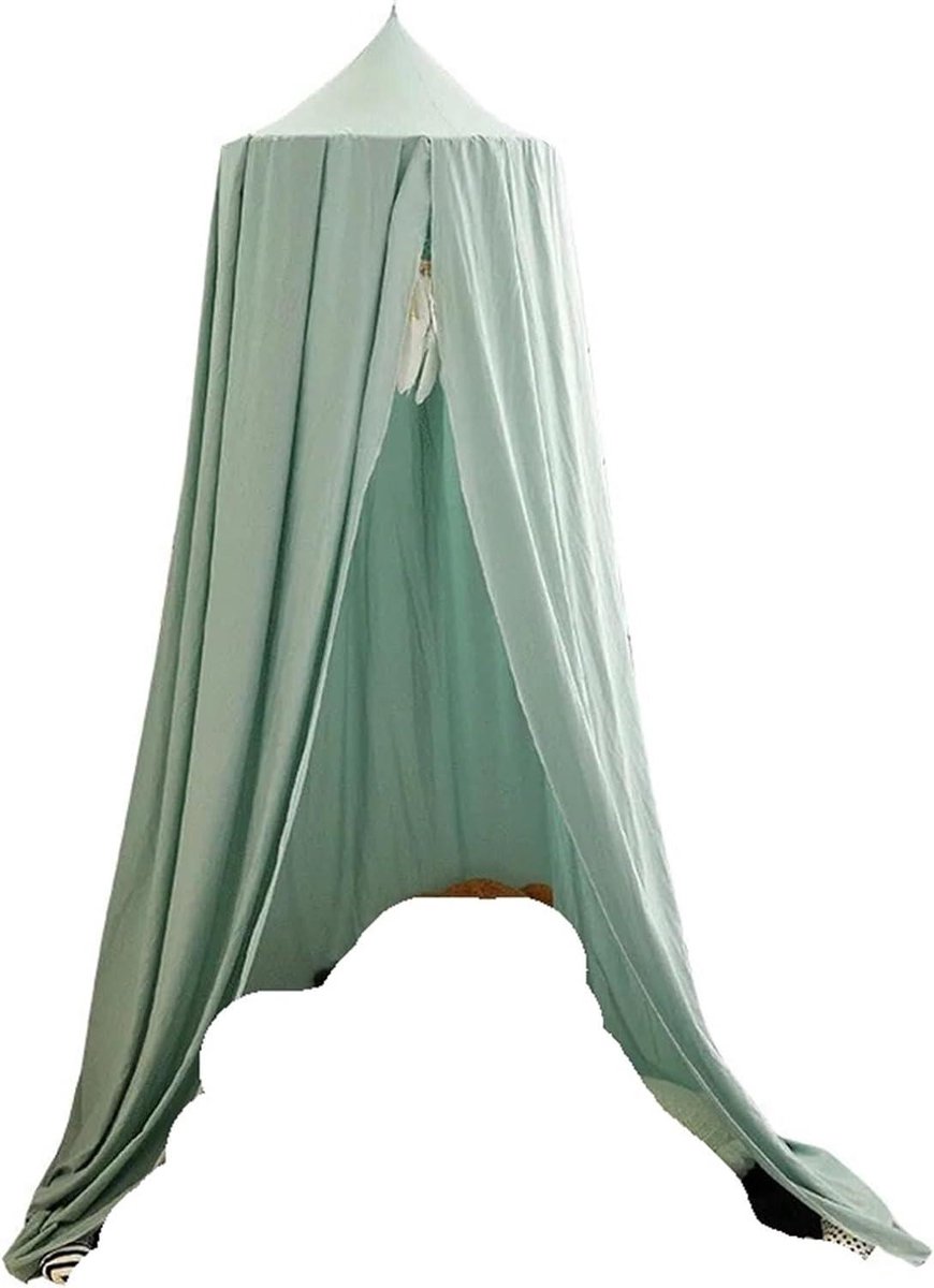 Kinder Bedhemel - Klamboe Meisjes - Kamer Decoratie - Stijlvol Accent - 270 cm Hoogte - Groen Meer