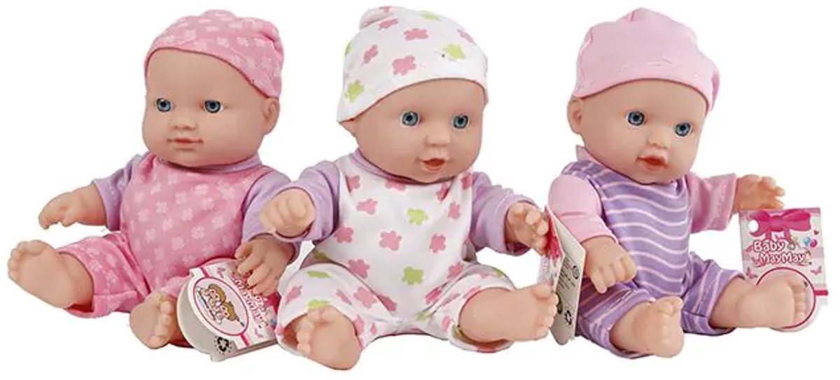 Babypop Mini - 20 cm - 3 assorti -sintcadeau kind - kerstcadeau kind - verjaardag cadeau kind — cadeau in Spellen & Speelgoed - foto 3