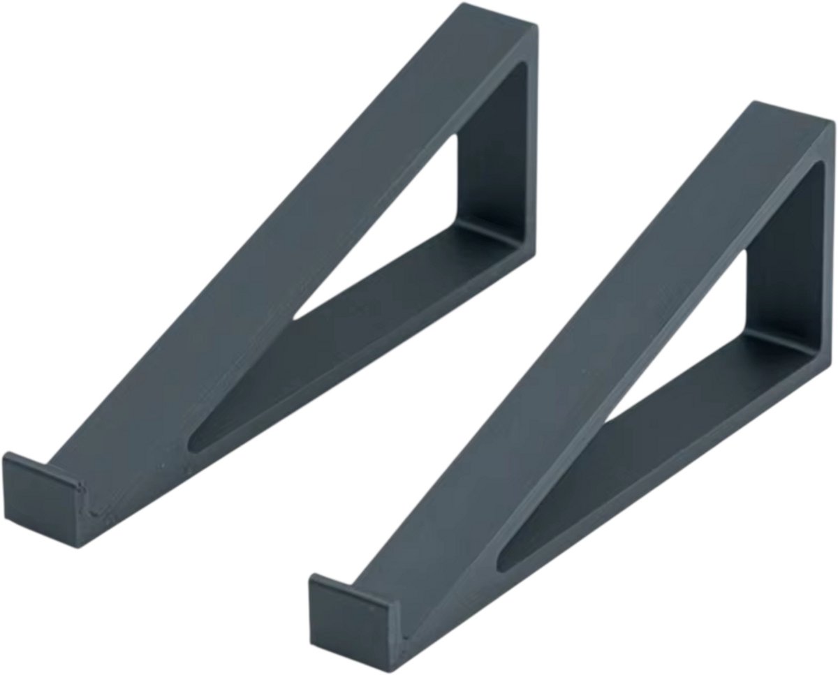 1 Paar Draagbare Toetsenbord Verhogers – Verstelbare Toetsenbordstandaard, Verhoogde Toetsenbordhoek Accessoires, Anti-Slip Bureau Accessoire voor Comfortabel Typen - Zwart