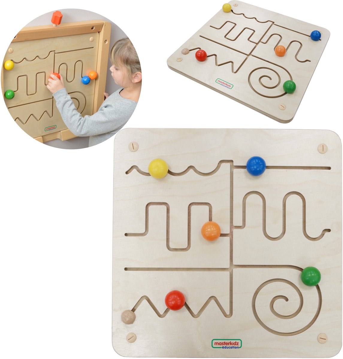 Masterkidz Montessori Doolhof Educatief Bord