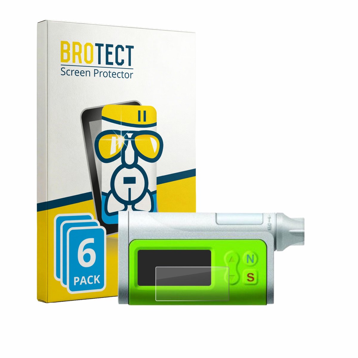 Screenprotector 6 Stuks voor Dana Diabecare IIS Beschermglas transparant