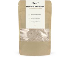 Menthol Kristallen 100% Puur - 50g - Uit Pepermuntolie - Voor DIY, Aroma & Sauna Gebruik - Elaru