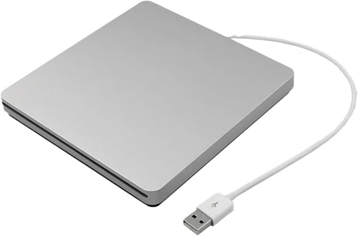 Externe DVD Drive - CD Brander Laptop - Bestanden Archiveren - Slank Compact Ontwerp