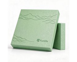 Funlife Balance Pad Groen - Balanskussen 40 x 40 x 5 cm - Antislip Fitnessmat voor Balans, Stabiliteit, Yoga en Core Training - Tot 150 kg