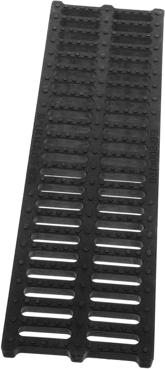 Afvoerrooster Goot - Regenwaterfilter Deksel - Buiten Afvoeren - Voorkomt Verstoppingen - 50x15x2 cm - Zwart