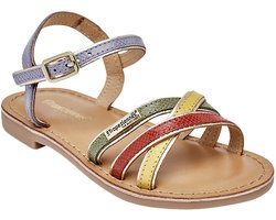 Platte leren Tropeziennes-sandalen van Belix, ontworpen door M. Belarbi