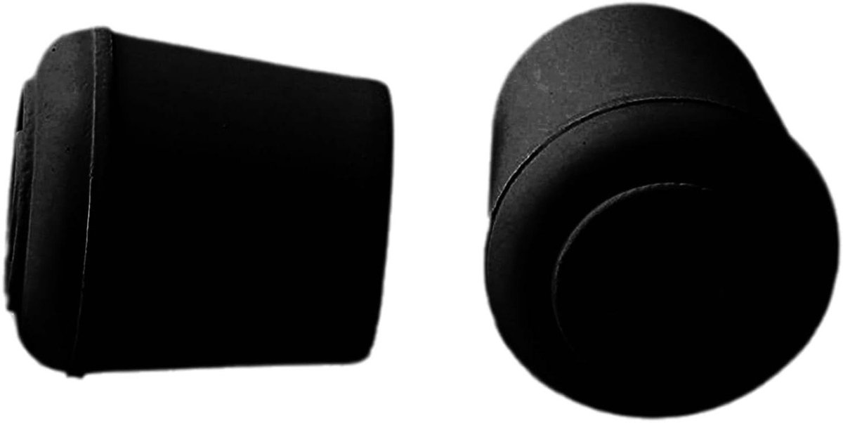 Rubberen stoelpootdoppen - Meubelbeschermers vloerbeschermers - Vloeren beschermen - Geluidsreducerend ontwerp - 19 mm - Zwart