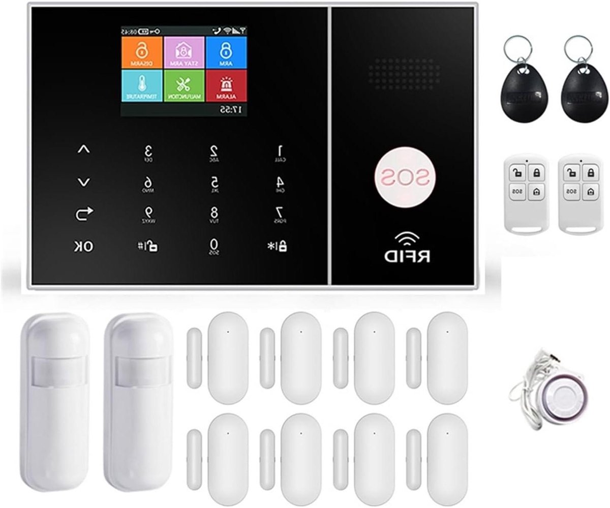 Draadloos Alarmsysteem - Beveiligingssysteem Huis - Huis Beveiligen - App Bediening & Meldingen - 180mm Breed - Wit