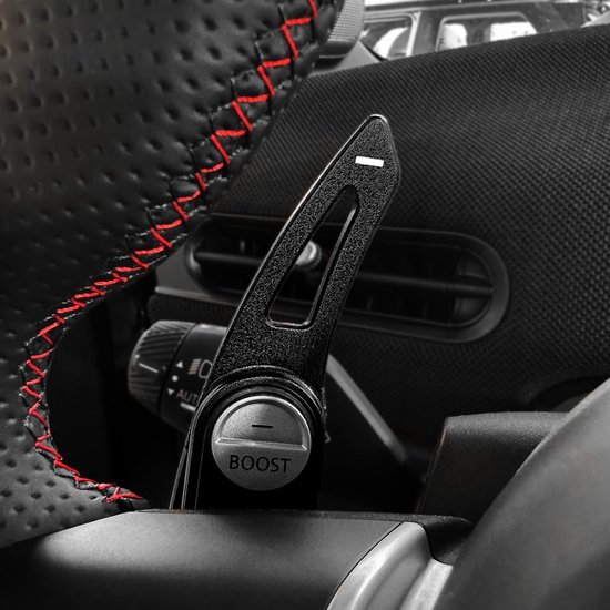 Stuurwiel Paddles - Schakelverlenging - Sportief Rijden - Aluminium Legering - 2 Stuks - Zwart — afbeelding 3