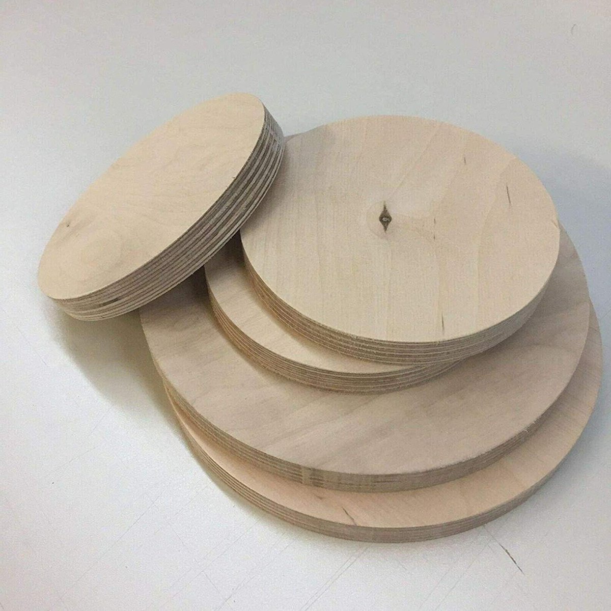 Ronde multiplex plaat - Houten schijf rond - Houtbewerking projecten - Berken multiplex BFU-100 - Ø 600mm 15mm - Niet gespecificeerd