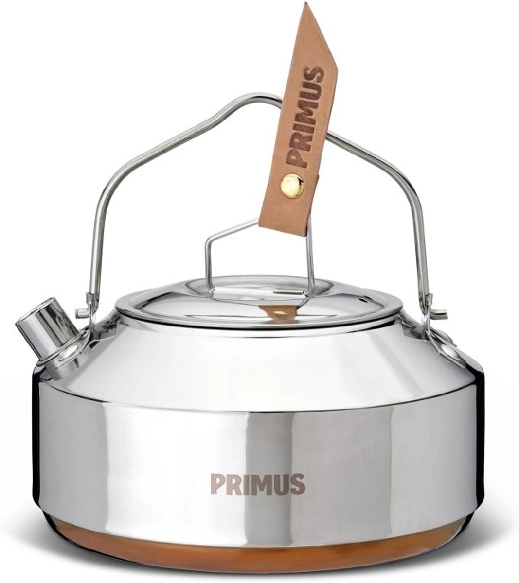 Primus Campfire Kettle - Waterketel - 0,9L - RVS 18/8 - Koperen bodem - Compact en robuust
