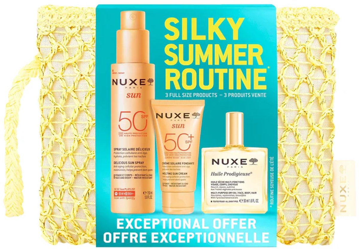 Nuxe Trousse Sun Summer Silky Routine 3 Prod.