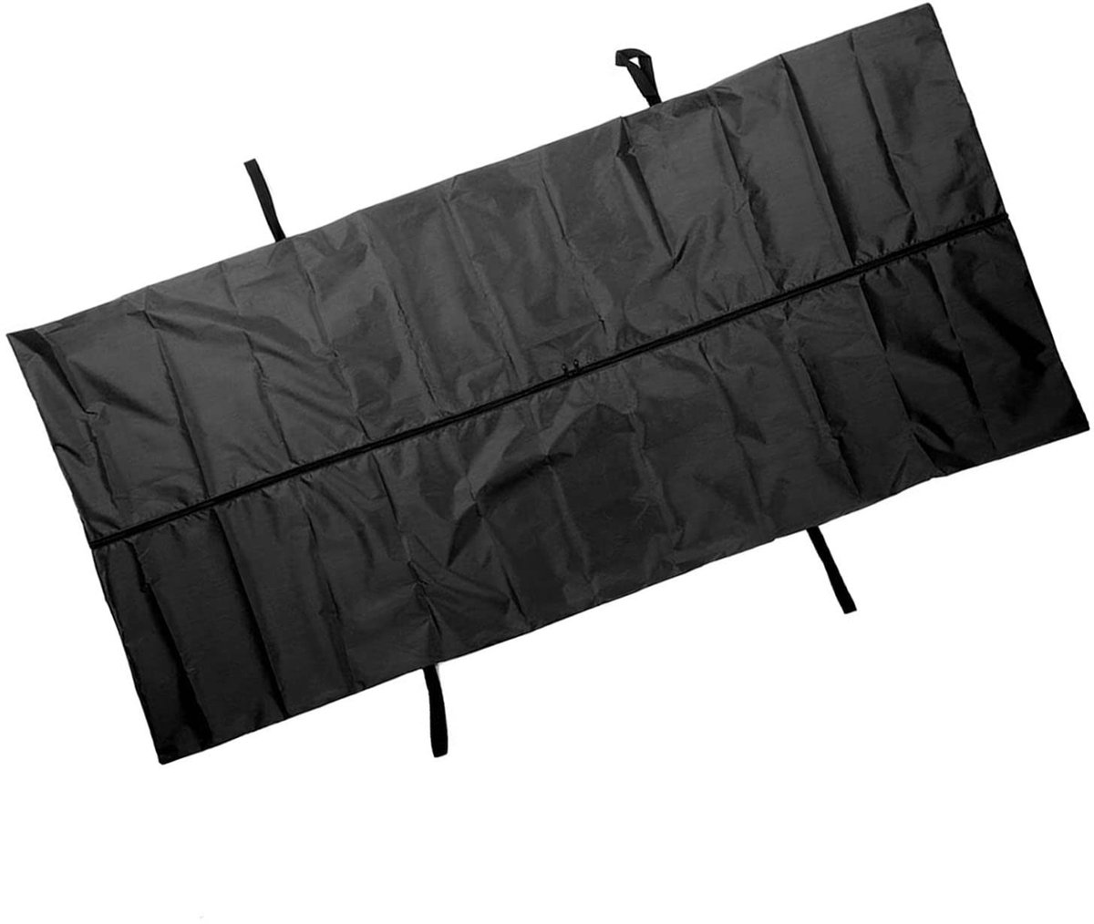 aladdien - Black Emergency Cadaver - Transport Stretcher voor Honden - 210D Waterdicht - Body Bag Stretcher Combo - Geschikt voor Begrafenis en Ziek...