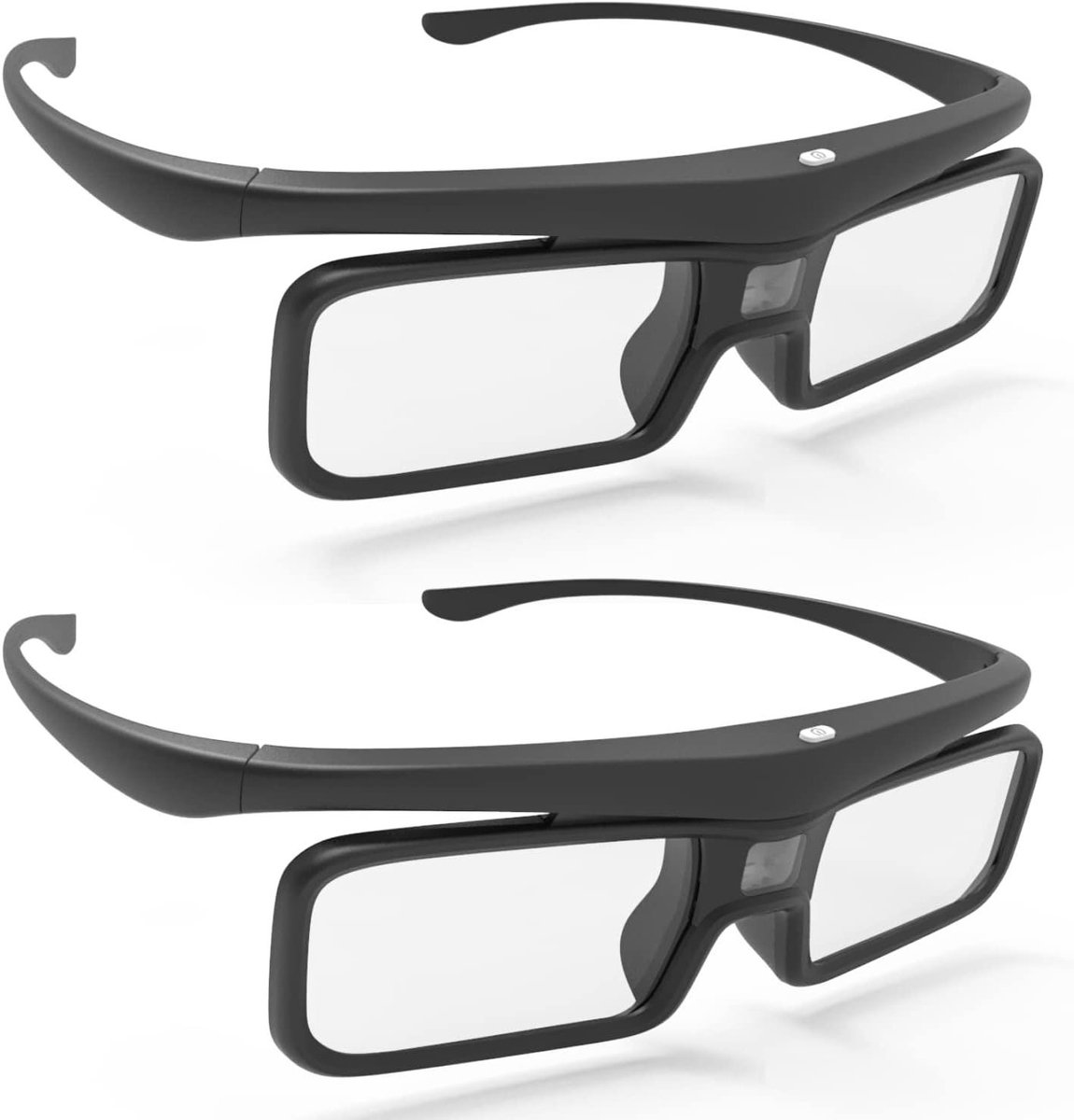 3D Brillen - Actieve Brillen - 3D Films Kijken - Oplaadbare Batterij - 28g - Zwart