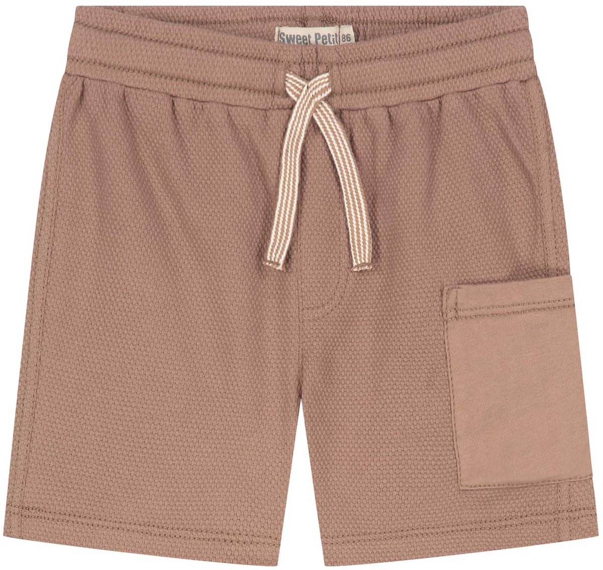 Sweet Petit peuter short - Jongens - Bruin - Maat 92