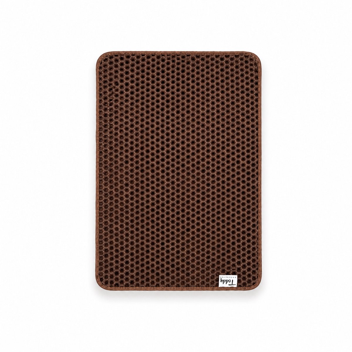 Teddy Exclusive Anne Kattenbakmat – Uitloopmat Kattenbak – Kattenbak mat – 40x50 cm – Bruin