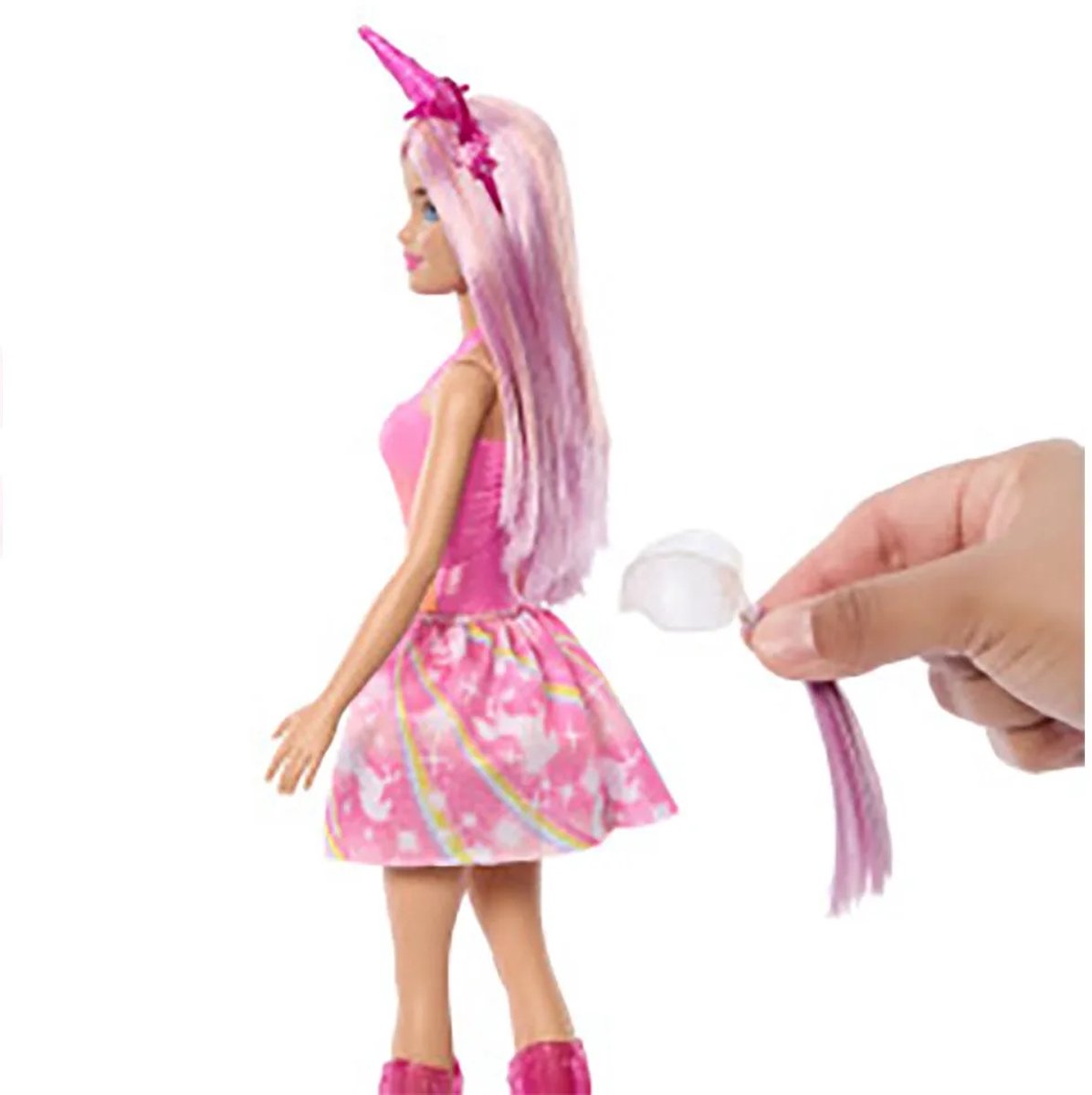 Barbie A Touch of Magic - Roze eenhoorn - Barbiepop — afbeelding 11