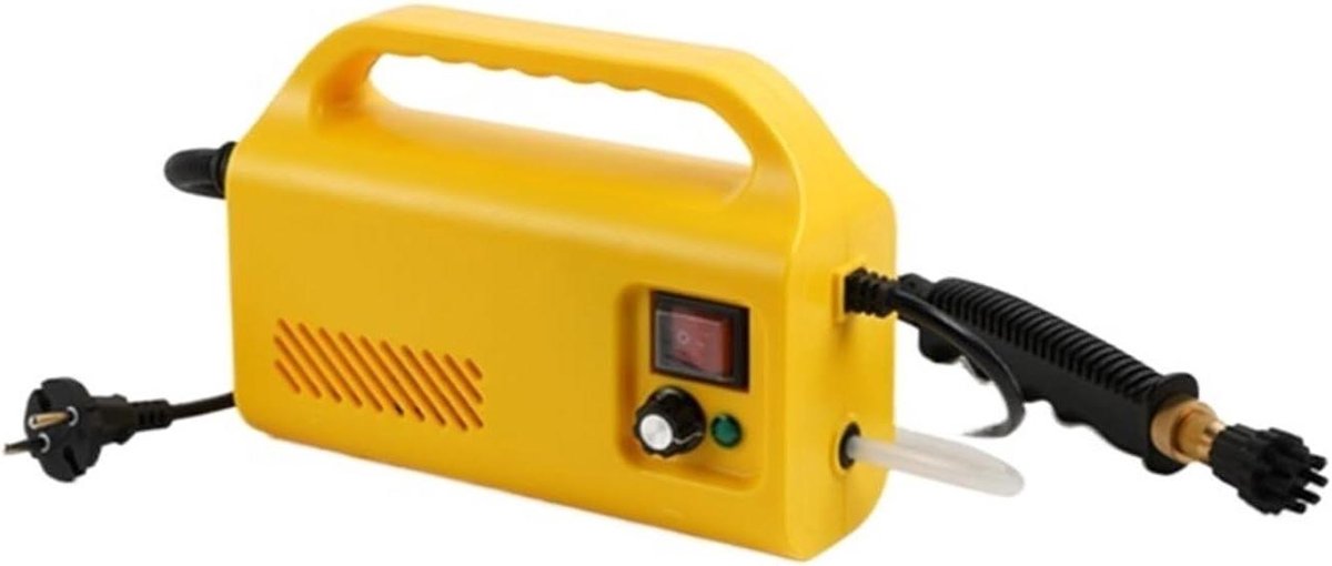 Multifunctionele stoomreiniger - Draagbare stoomreiniger - Grondig schoonmaken - 2500W Hoge temperatuur - 18 kg - Geel