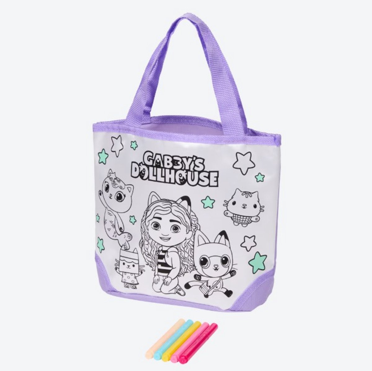 Gabby's Dollhouse Kleur je eigen Tas Paars