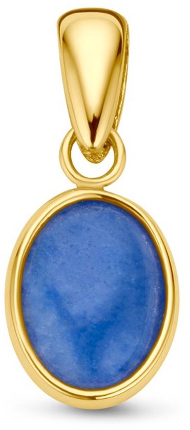 Stijlvolle hanger van blauw kwarts