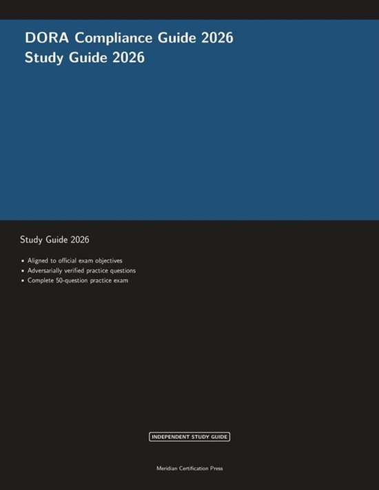 Meridian Certification Press Study Guides- DORA Compliance G ... - cover