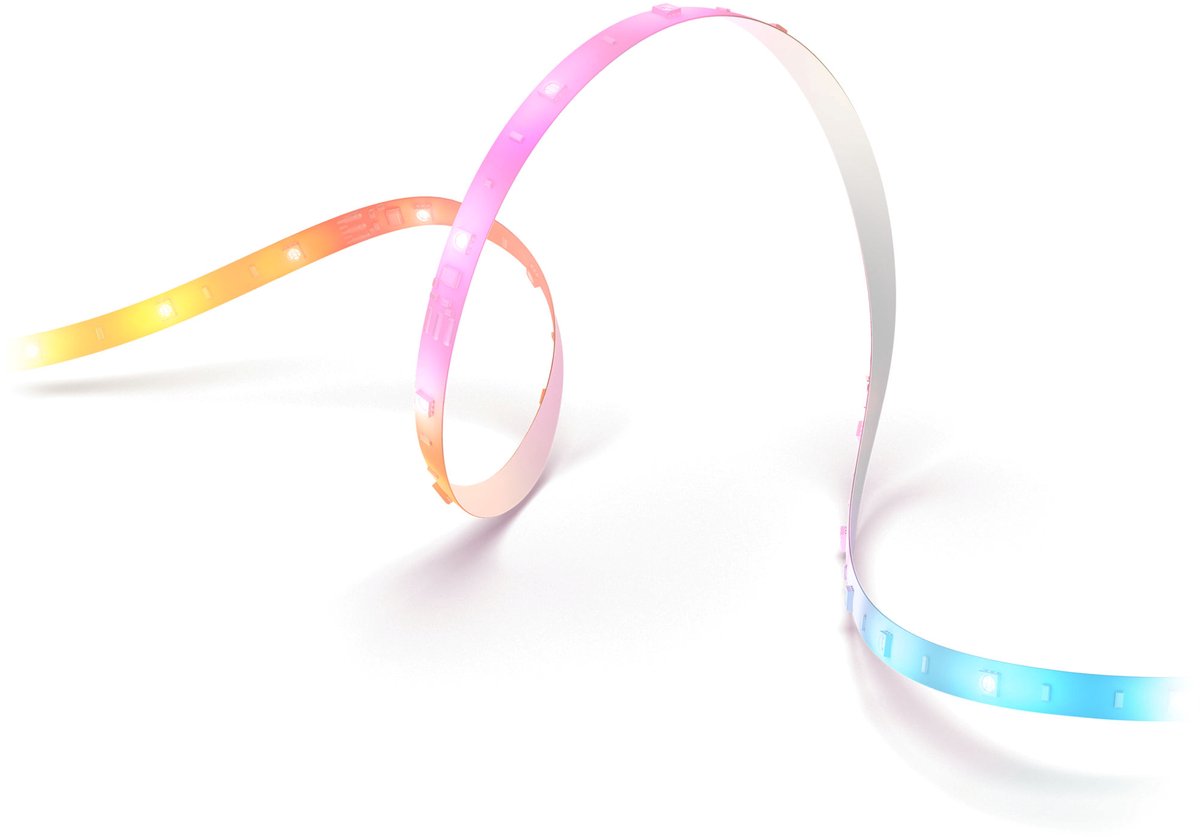 Philips Hue Essential Gradient LED strip 10 meter - Wit en Gekleurd Licht - Light Strip - Incl. Hue Dimmer Switch - Hue White and Color Ambiance — afbeelding 2
