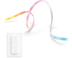 Philips Hue Essential Gradient LED strip 5 meter - Wit en Gekleurd Licht - Light Strip - Incl. Hue Dimmer Switch - Hue White and Color Ambiance