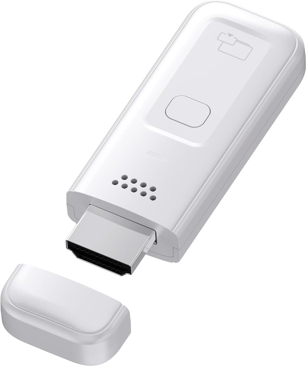 Draadloze HDMI Adapter - Beeldscherm Dongle - Streamen naar TV - Plug & Play - 10 meter bereik - Wit