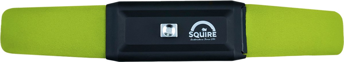 Squire Straplok 35 Green - Fietsslot - Kabelslot - Uniek en Draagbaar - Oersterk - 85 cm - Groen