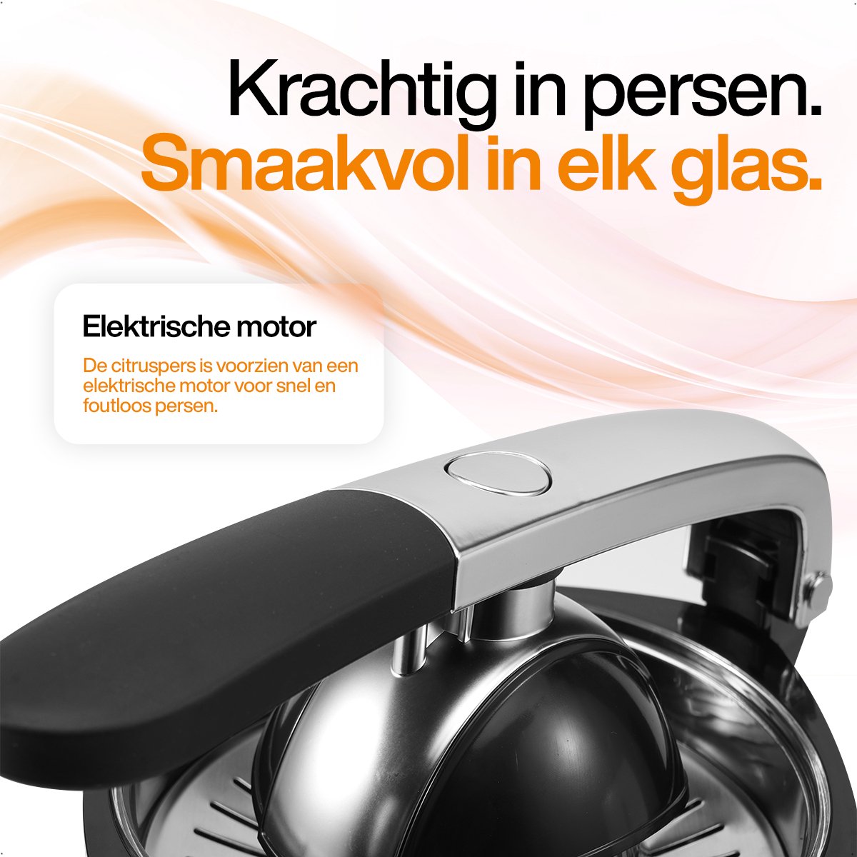 MATTI® Citruspers Electrisch - 160W RVS Pershendel