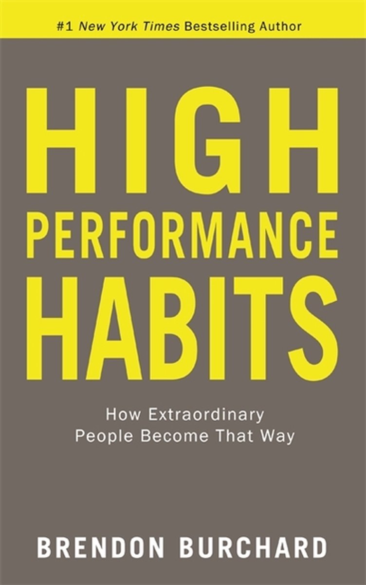 Omslag van High Performance Habits