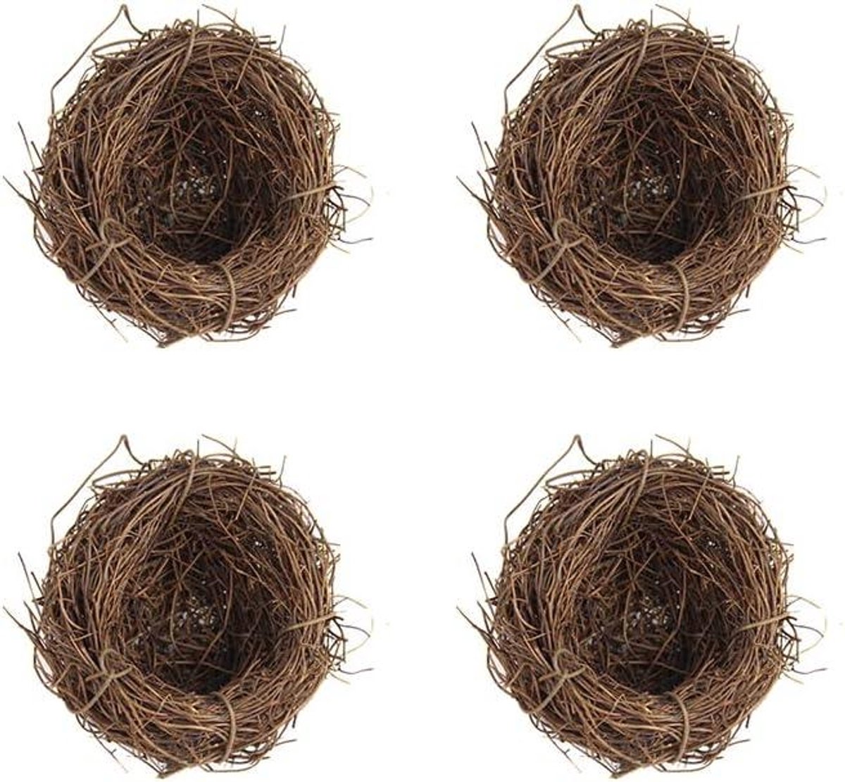 Vogelnest Decoratie - Paasdecoratie Nest - Paasdecoratie Knutselen - Met Schuim Eieren - 6 cm - Niet gespecificeerd