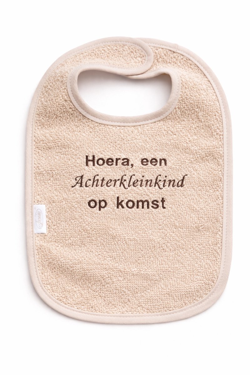 Slab zwangerschapsaankondiging – voor overgroot opa en oma – Hoera, een Achterkleinkind op komst – Baby slab aankondiging zwangerschap – Cadeau voor overgroot opa en oma – slab - 100% katoen - baby aankondiging - originele zwangerschaps reveal