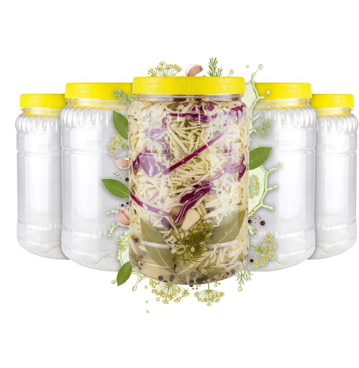 Bimberek - Voedselcontainer - 3L - PET - Multifunctioneel - Met Deksel